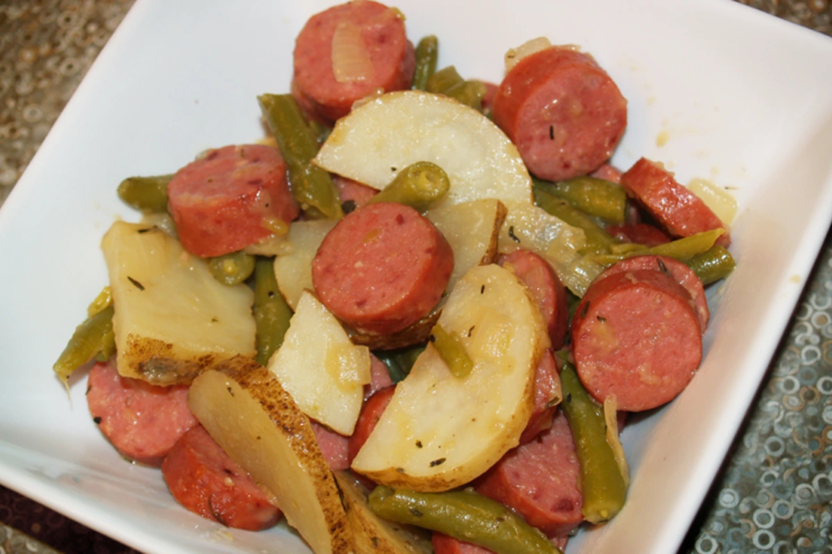 Vienna Beef Polish Sausage Skillet
