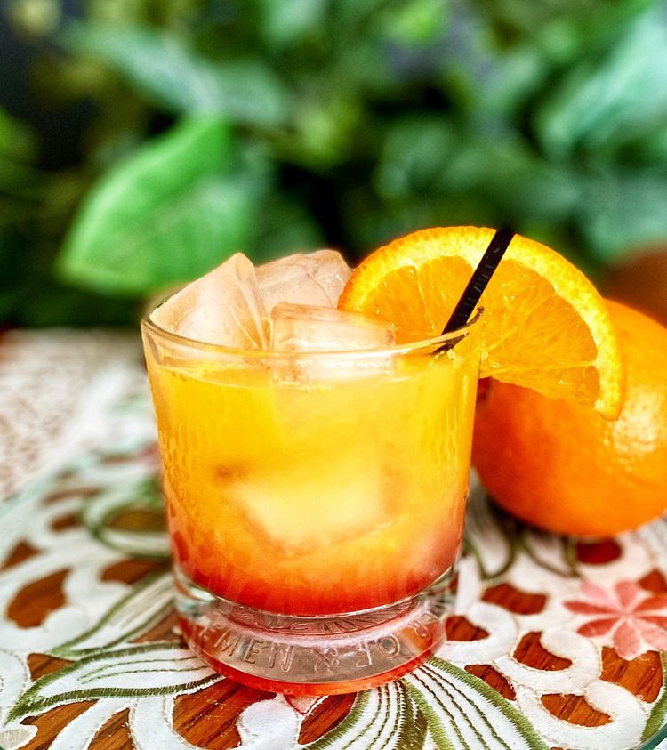 Smoky Mezcal and Bitter Orange Cocktail