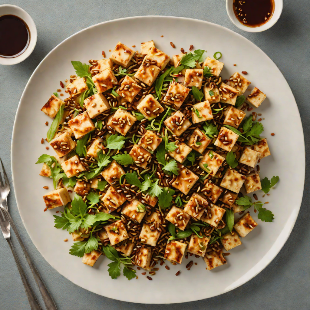 Sichuan Peppercorn Stir-Fried Tofu with Garlic and Ginger