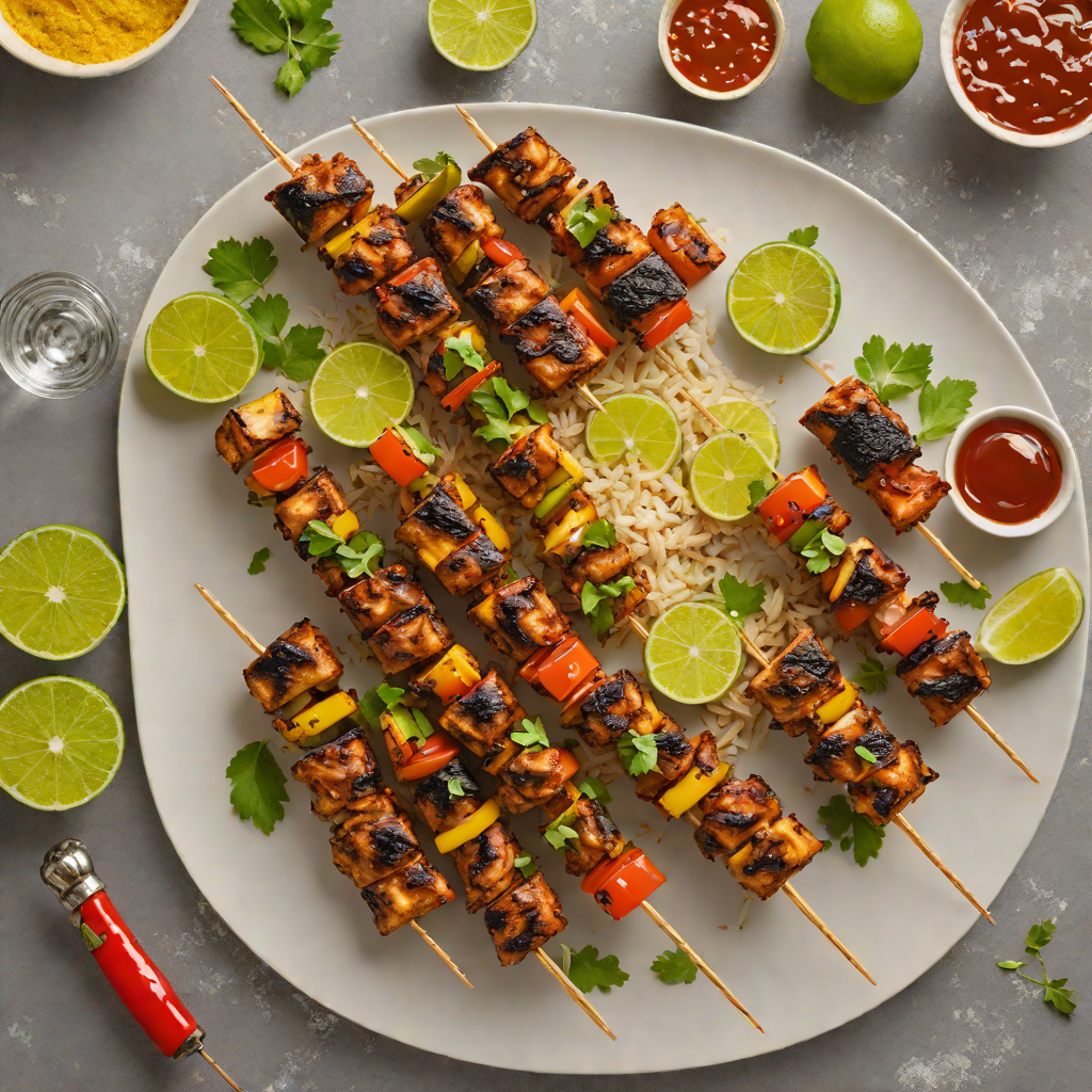 Bored.com Inspired Spicy Caribbean Jerk Chicken Skewers