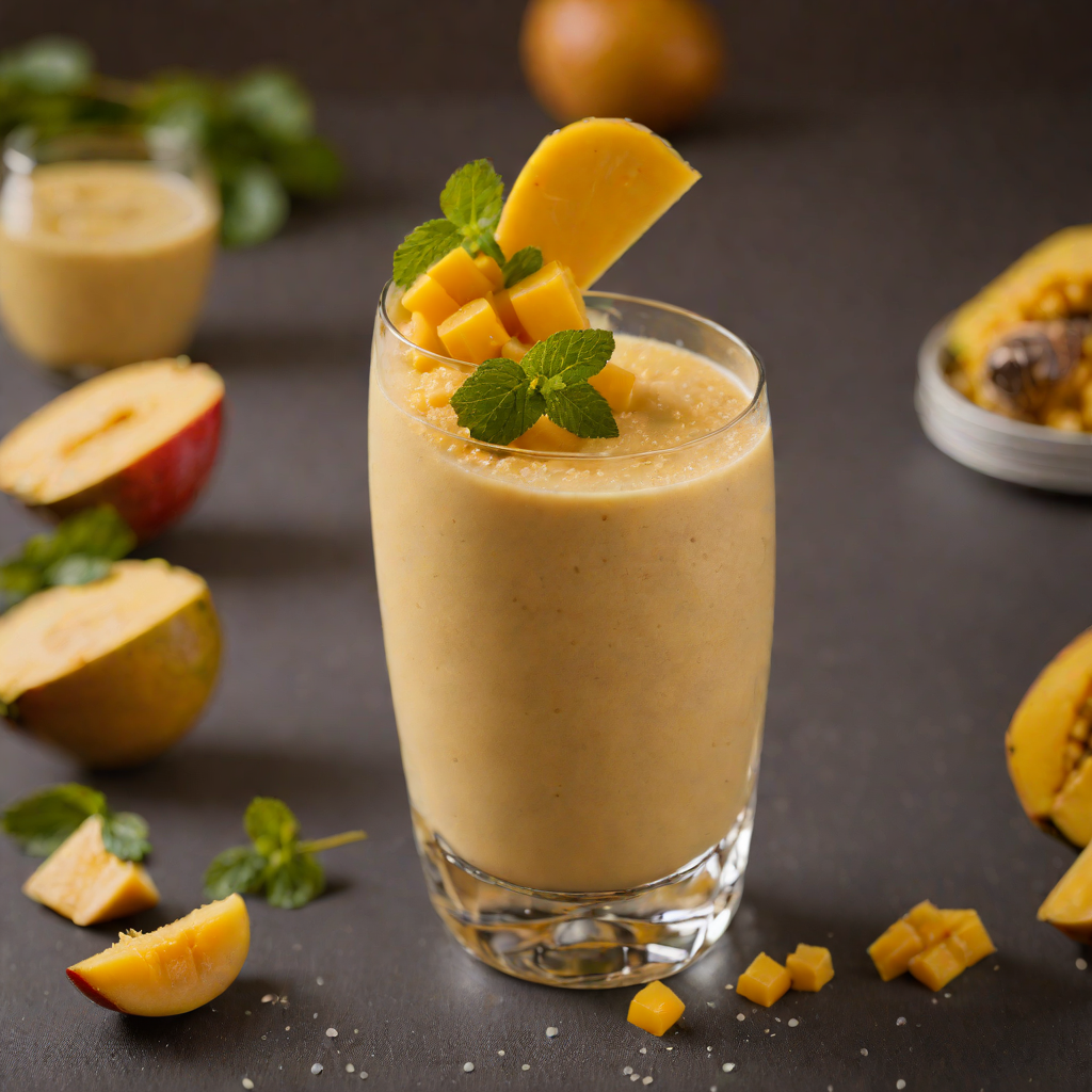 R&B Inspired No-Sugar-Added Mango Smoothie