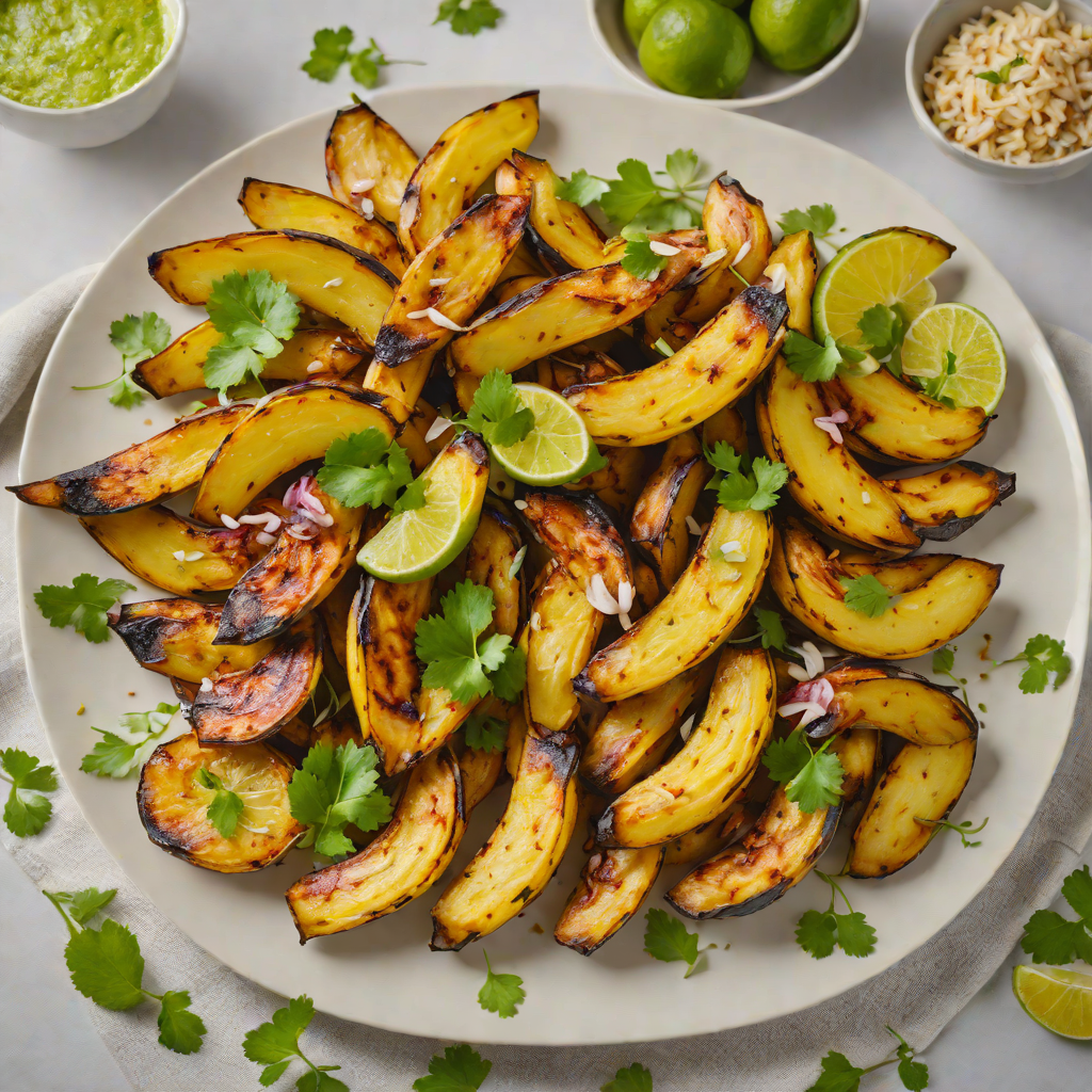 Sautéed Plantains with Garlic and Lime