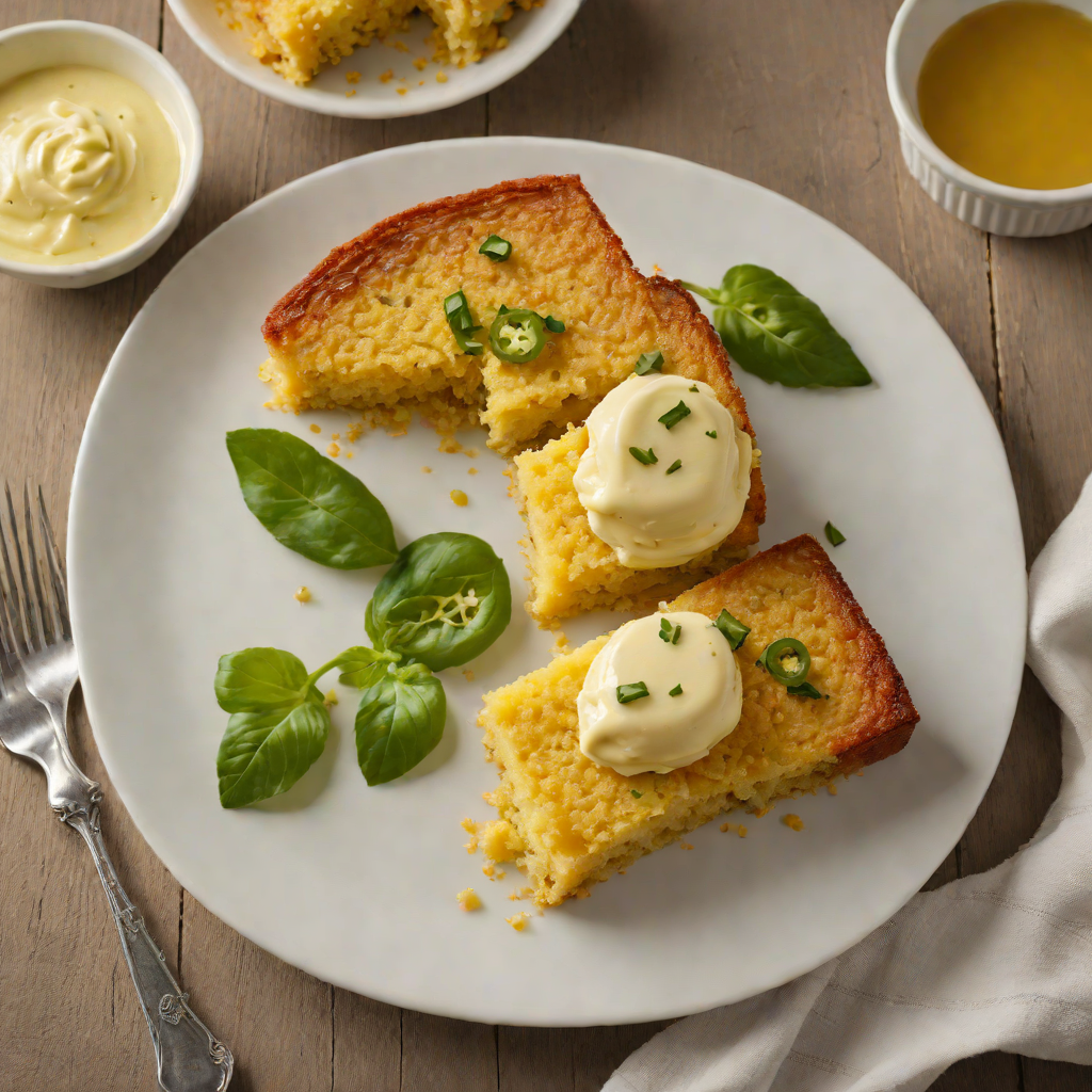 Mid-America Regional Cornbread with Jalapeño Honey Butter