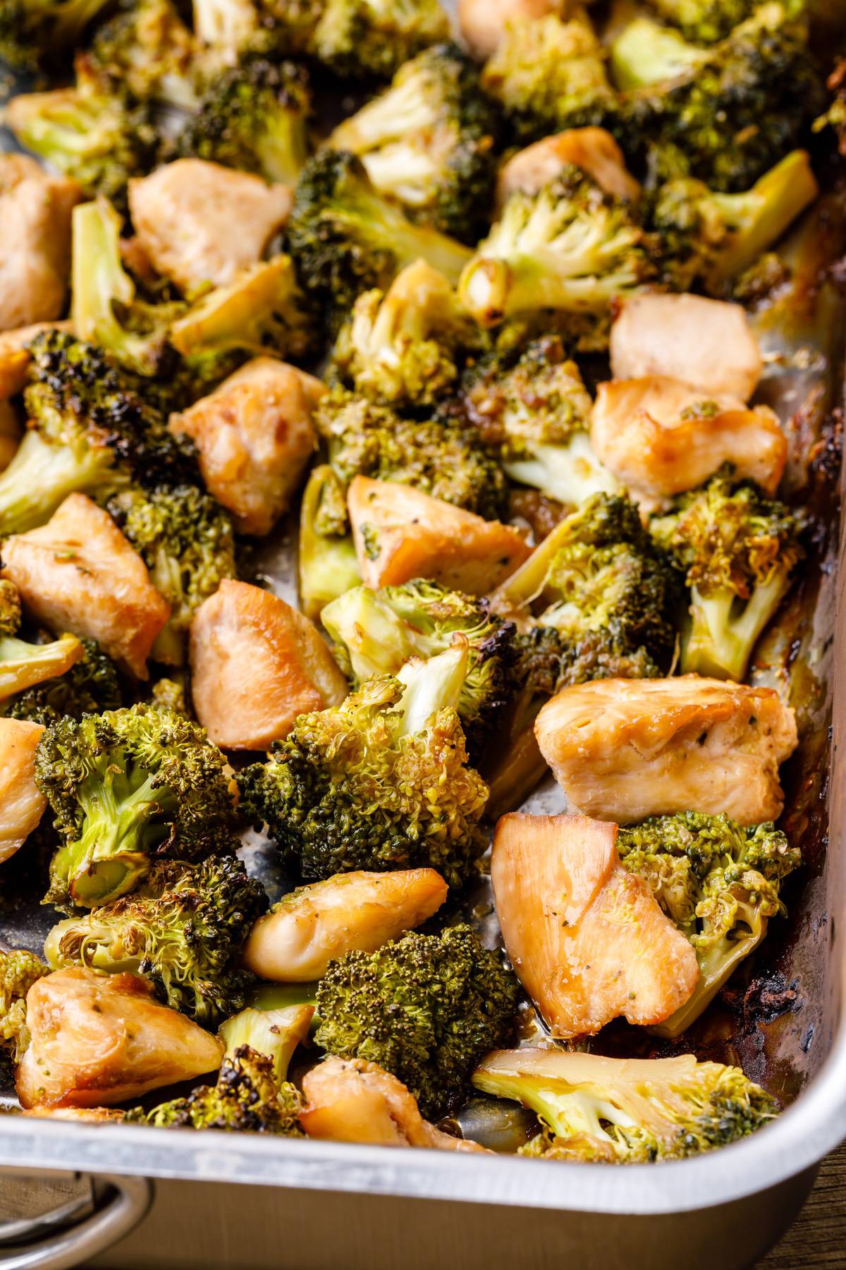 Miso-Glazed Chicken & Broccoli Sheet Pan