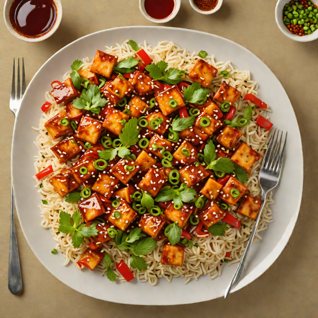 Spicy Korean-Inspired Gochujang Tofu Stir Fry