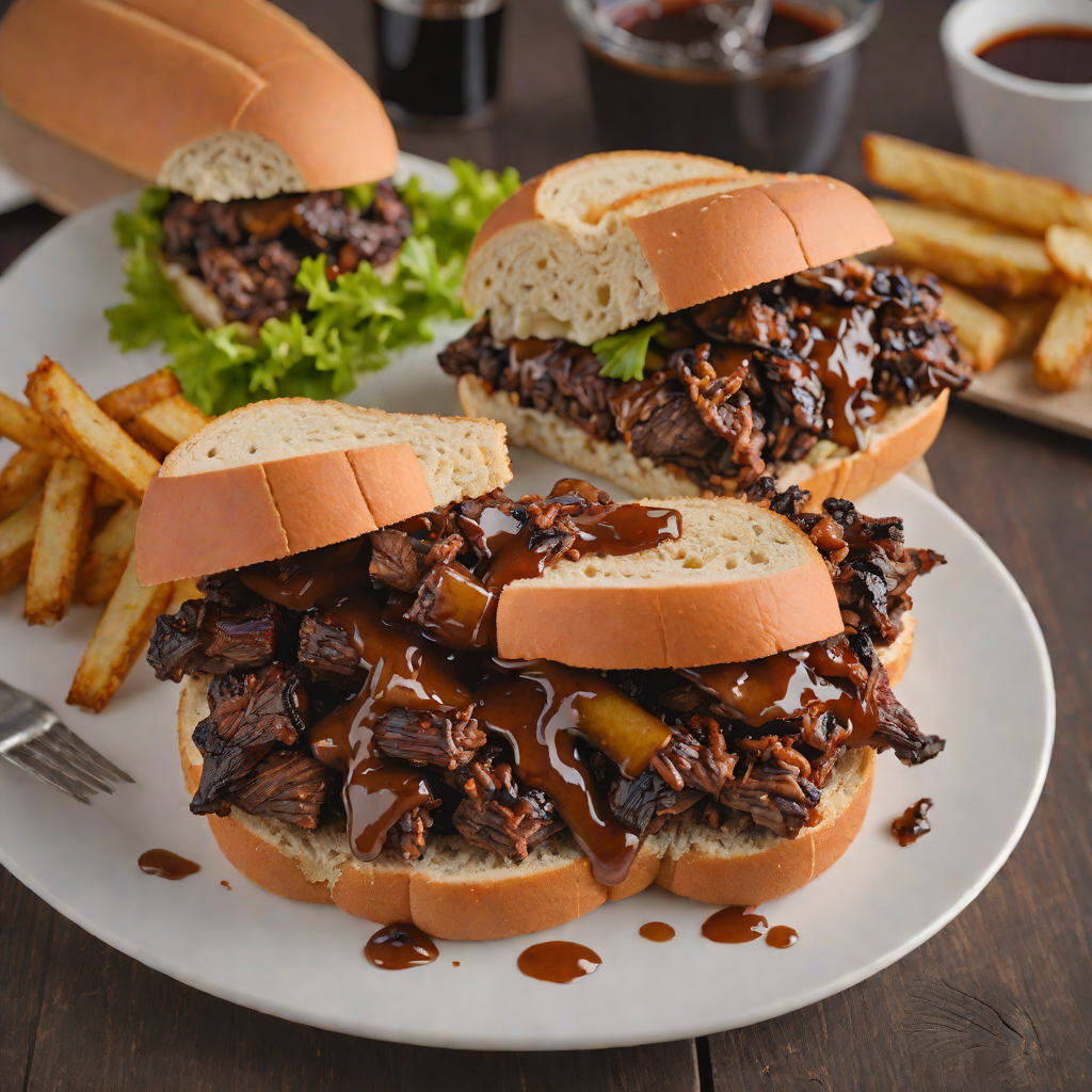 Kansas City-Style Burnt Ends Sandwich