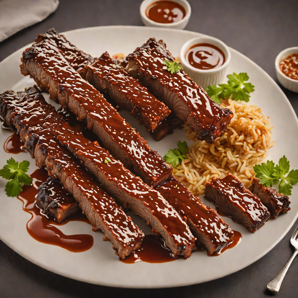 Kansas City-Style Smoked BBQ Ribs with Tangy Mop Sauce