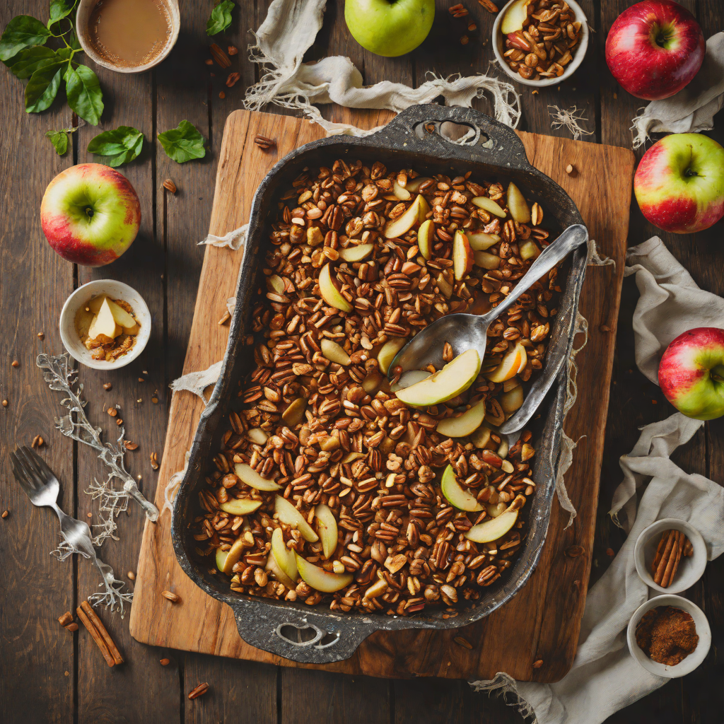 Winter-Spiced Apple and Cinnamon Crisp