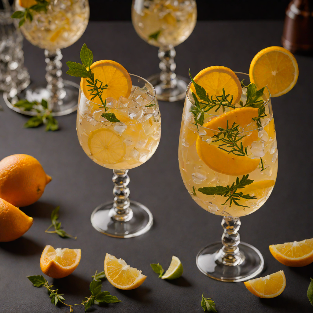 Citrus-Infused Herbal Imbibe Cocktail