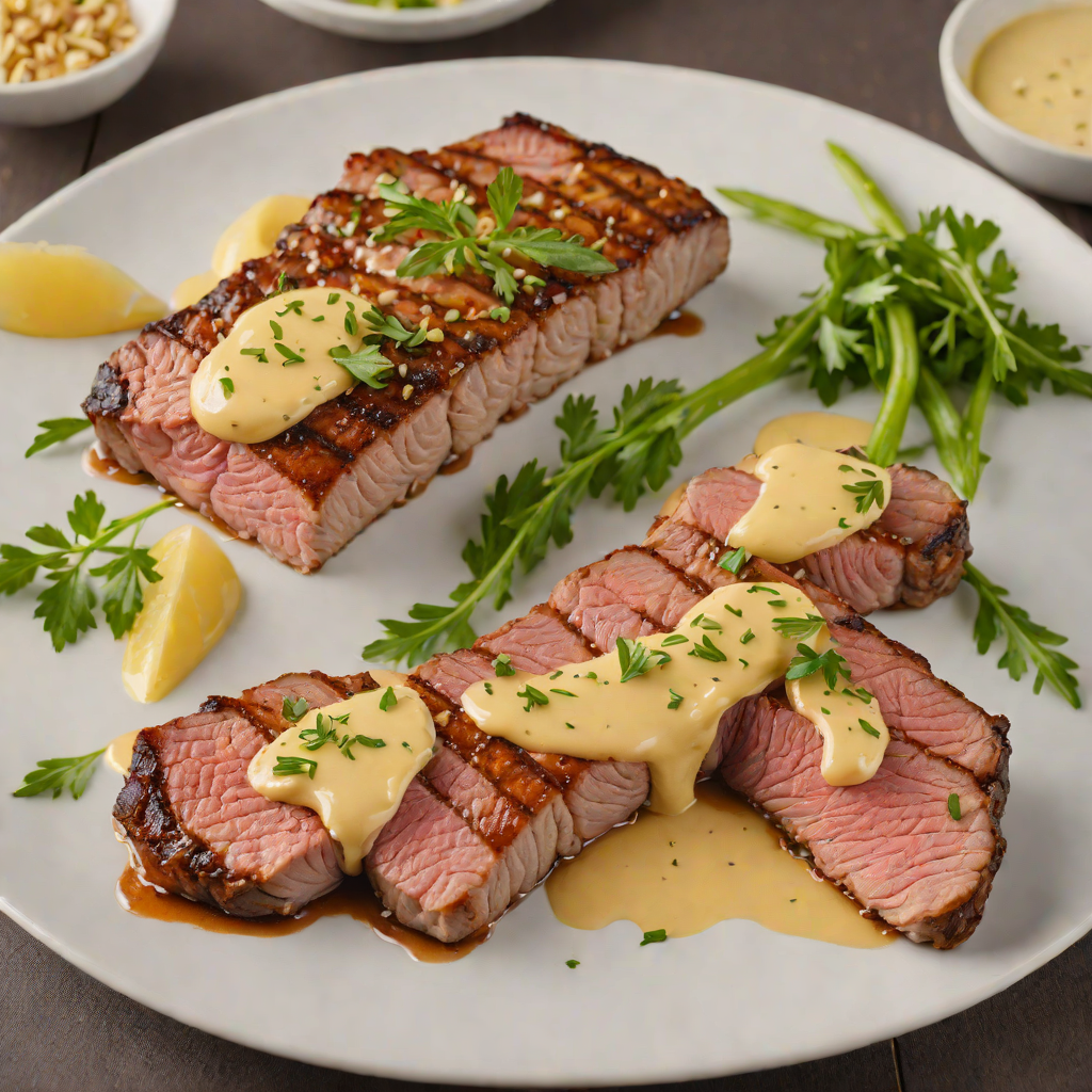 Pan-Seared Kansas City Strip with Garlic Butter