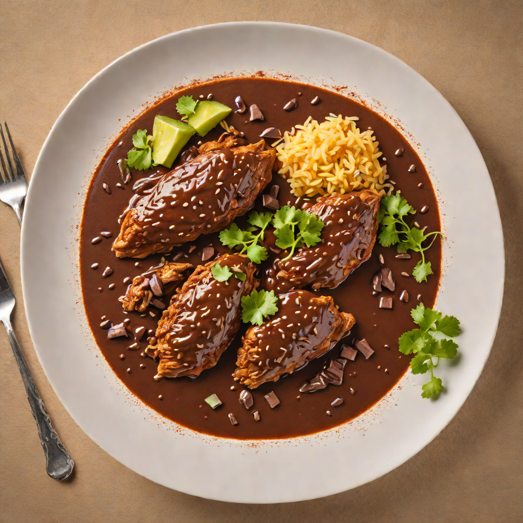 Slow-Cooked Chicken Mole with Toasted Oaxacan Chocolate