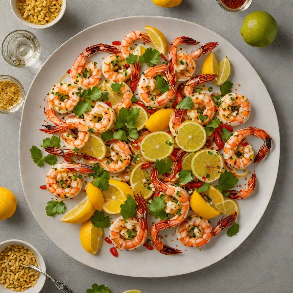 Grilled Mezcal-Marinated Shrimp with Citrus and Chili