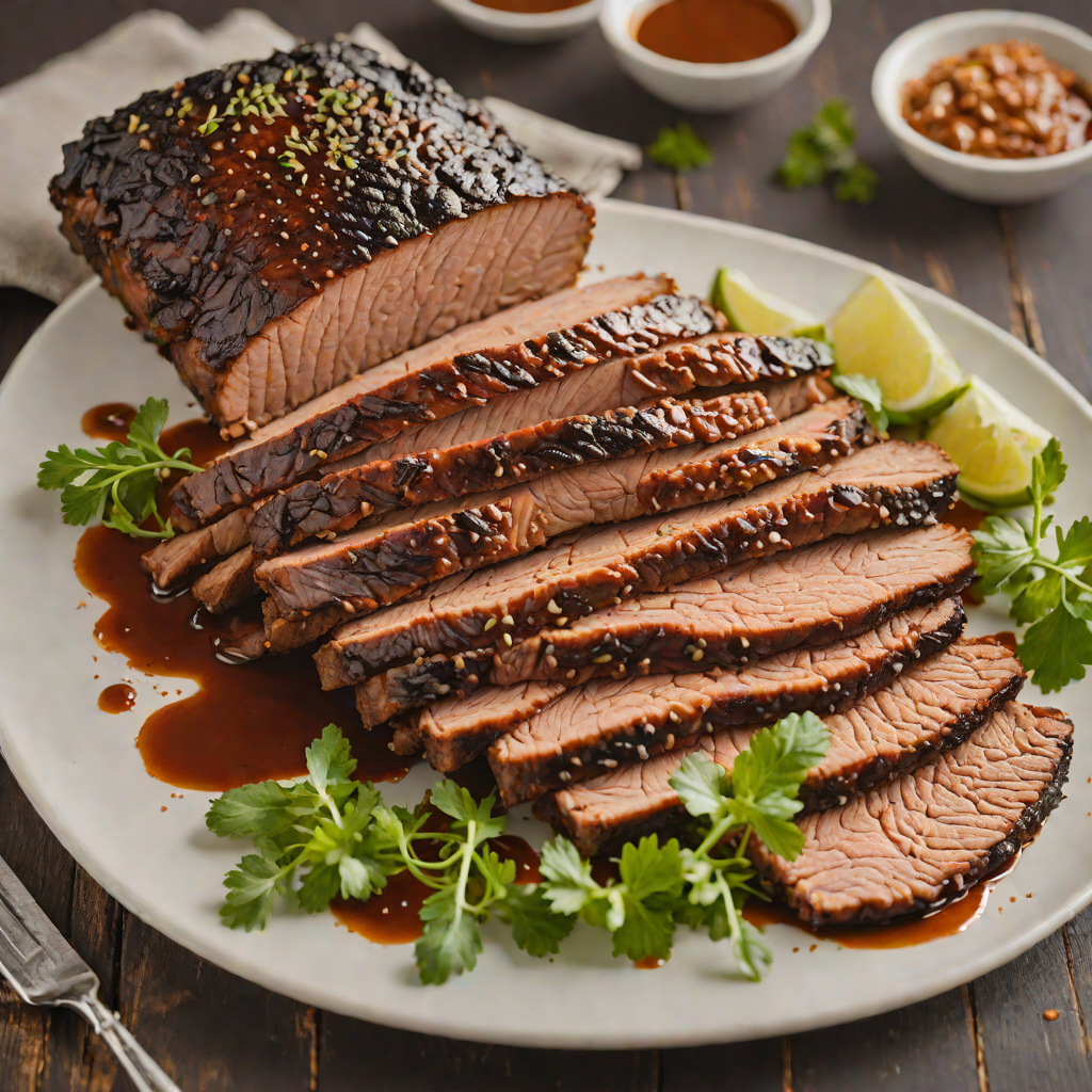 Grilled Kansas City-Style BBQ Brisket with Smoky Dry Rub