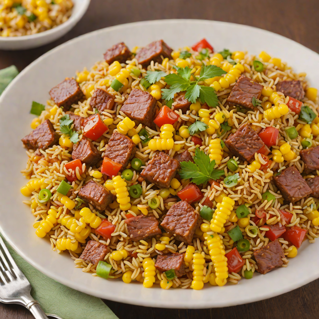 Kansas City-Inspired Sweet Corn and Sausage Jambalaya