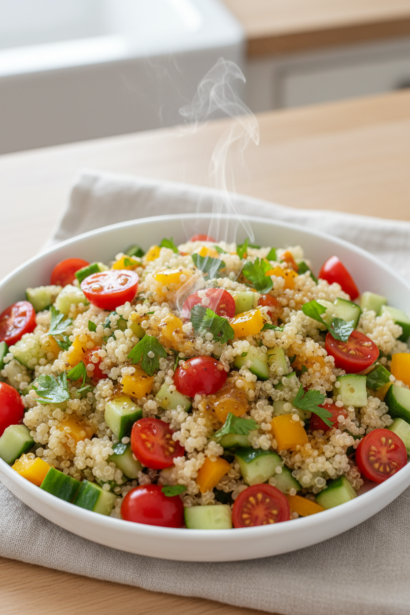 Perennial Herb and Quinoa Salad