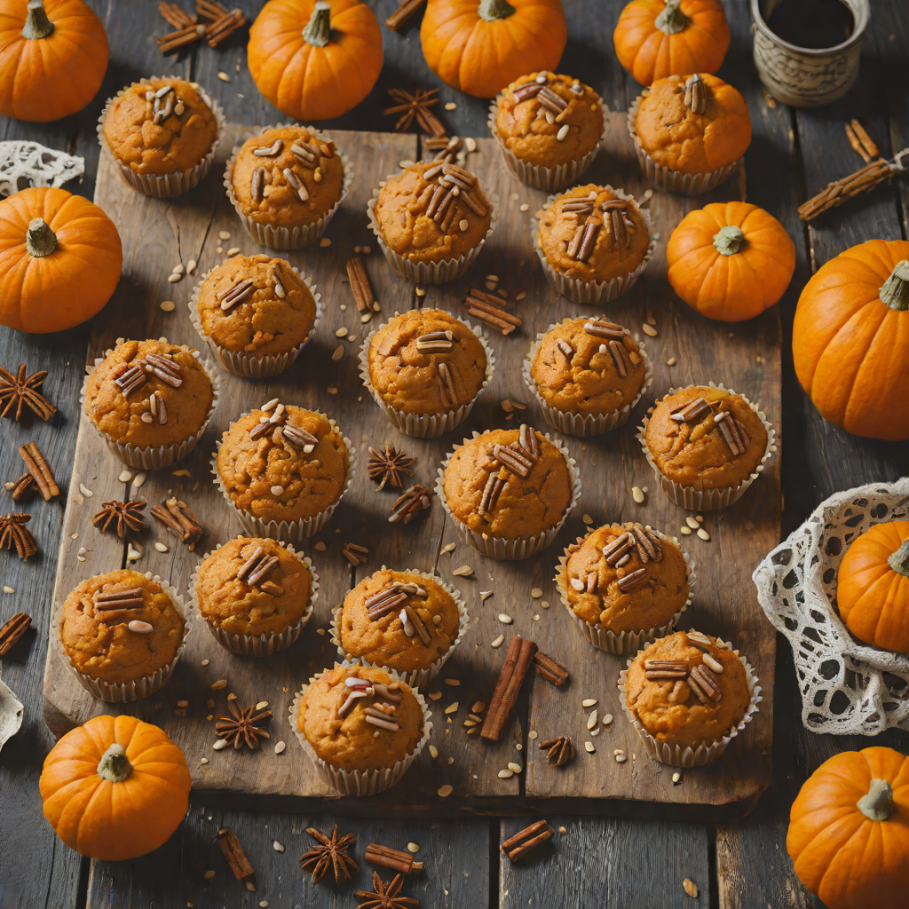 Sweet and Spiced Halloween Pumpkin Muffins
