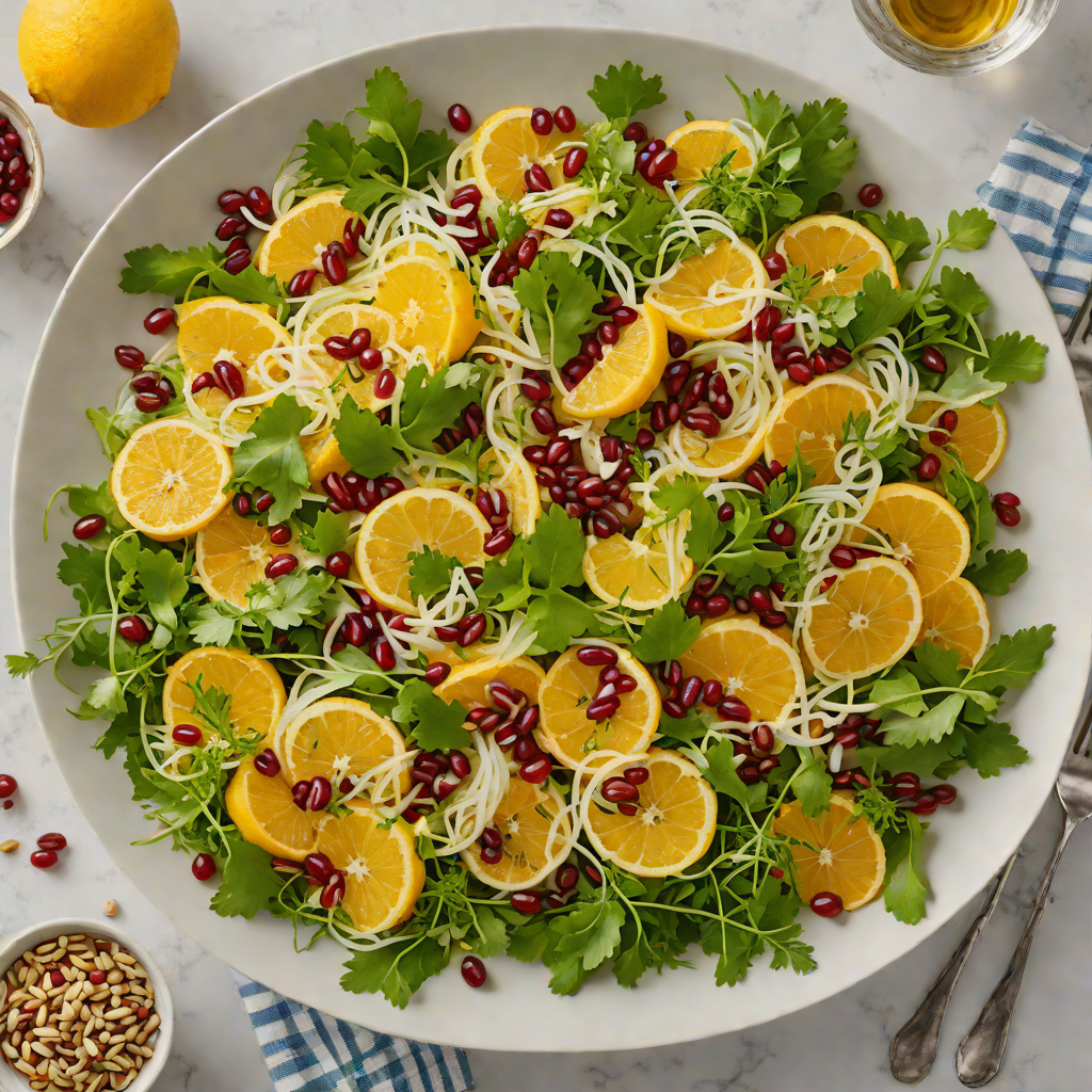 Winter Citrus and Fennel Salad with Pomegranate Seeds