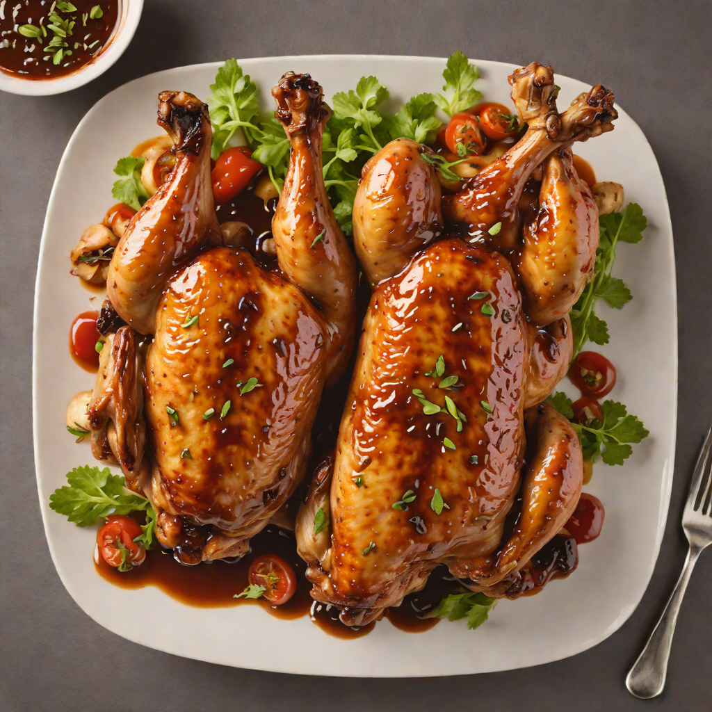 Pan-Roasted Chicken with Kansas City BBQ Glaze