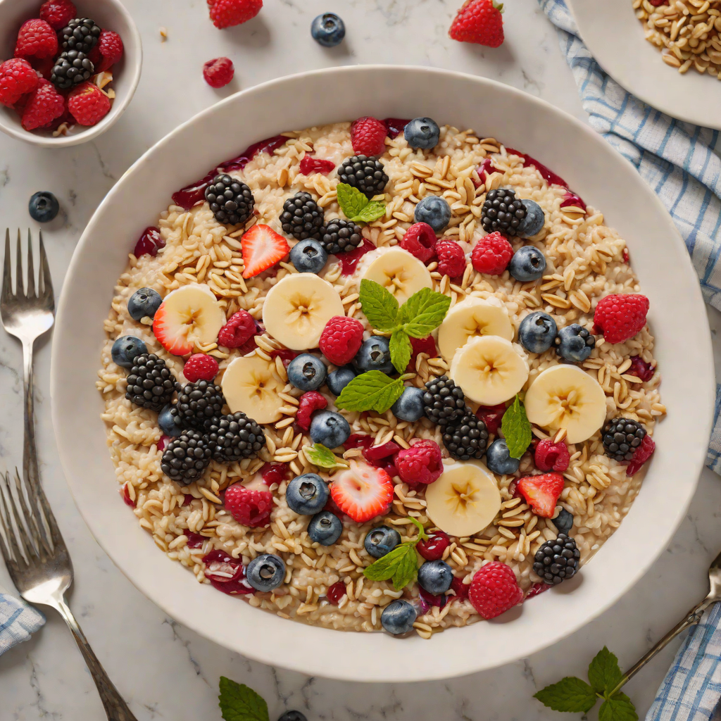 Northern Berry and Oat Breakfast Porridge