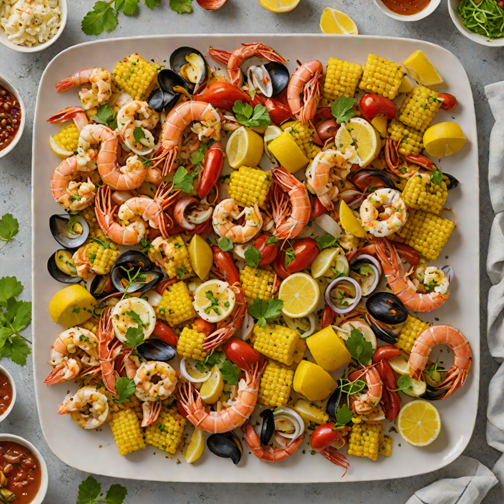 Sheet Pan Cajun-Spiced Seafood Boil