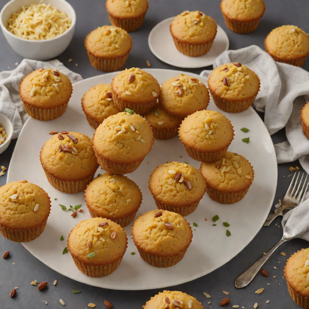 Spiced Bourbonnais Sweet Cornbread Muffins