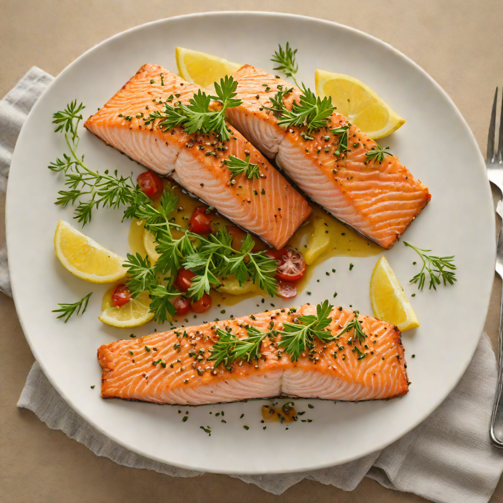 Pan-Seared Salmon with Spiced Herb Rub