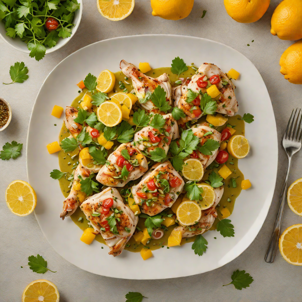 Smartphone Salsa Verde Chicken with Citrus