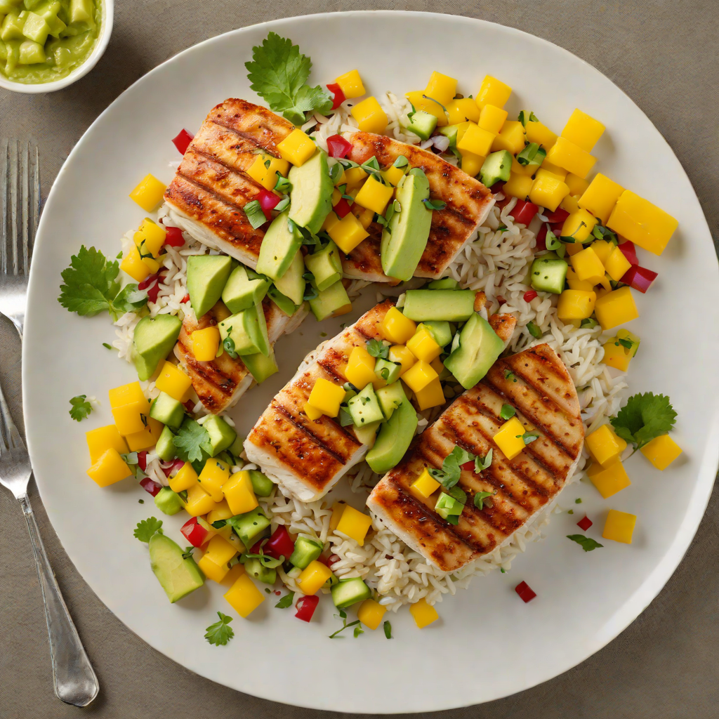 Pan-Seared Chicken with Avocado-Mango Salsa
