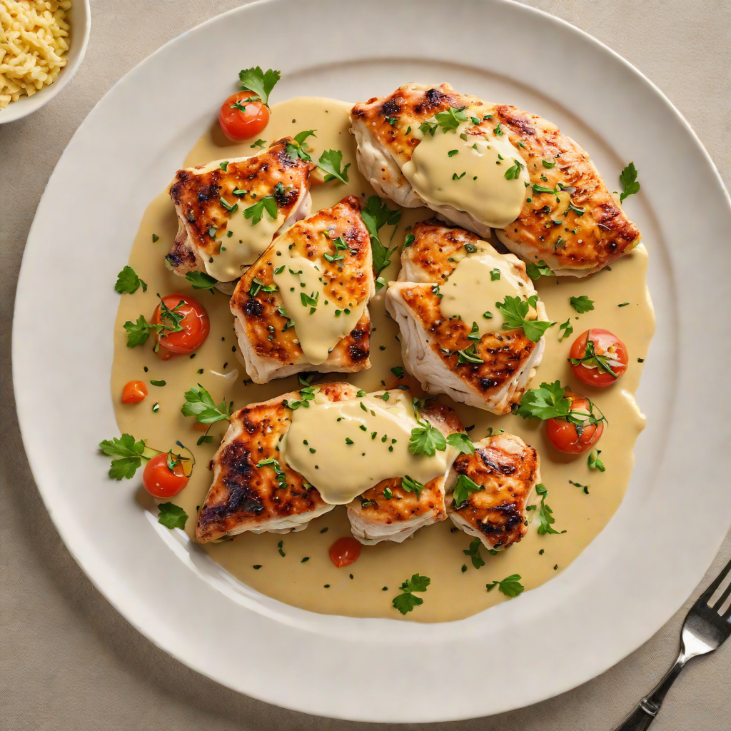 Pan-Seared Regional Chicken Thighs with Mustard Cream Sauce