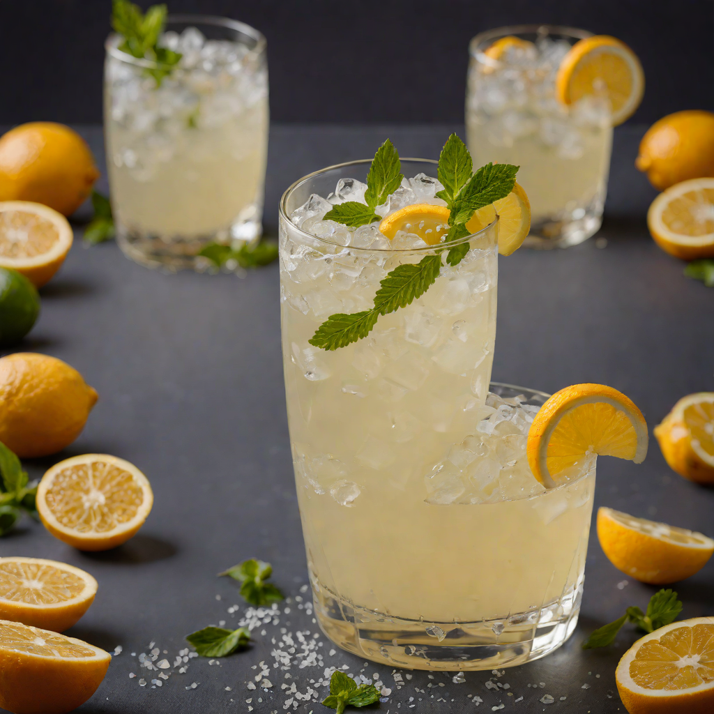 Quick Citrus Gin Fizz with Elderflower
