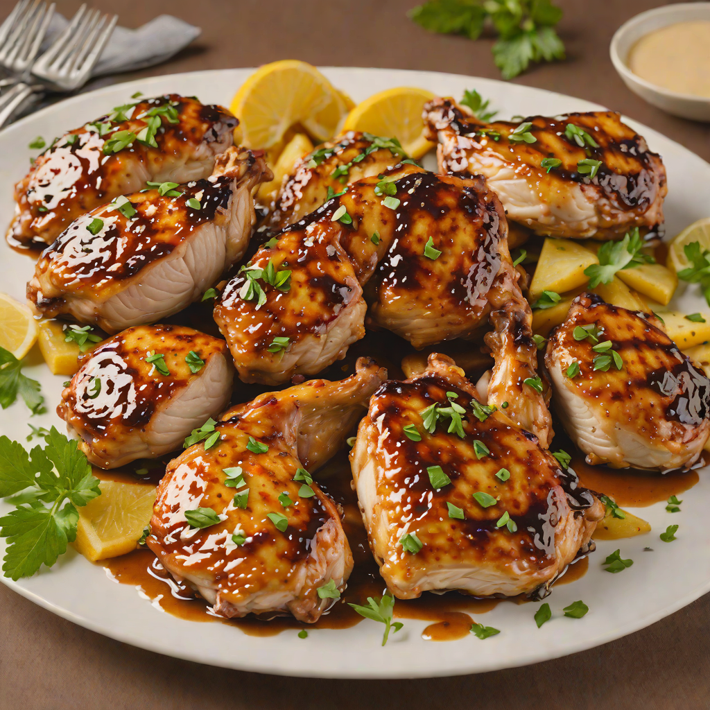 North Ridgeville Maple-Glazed Grilled Chicken Thighs