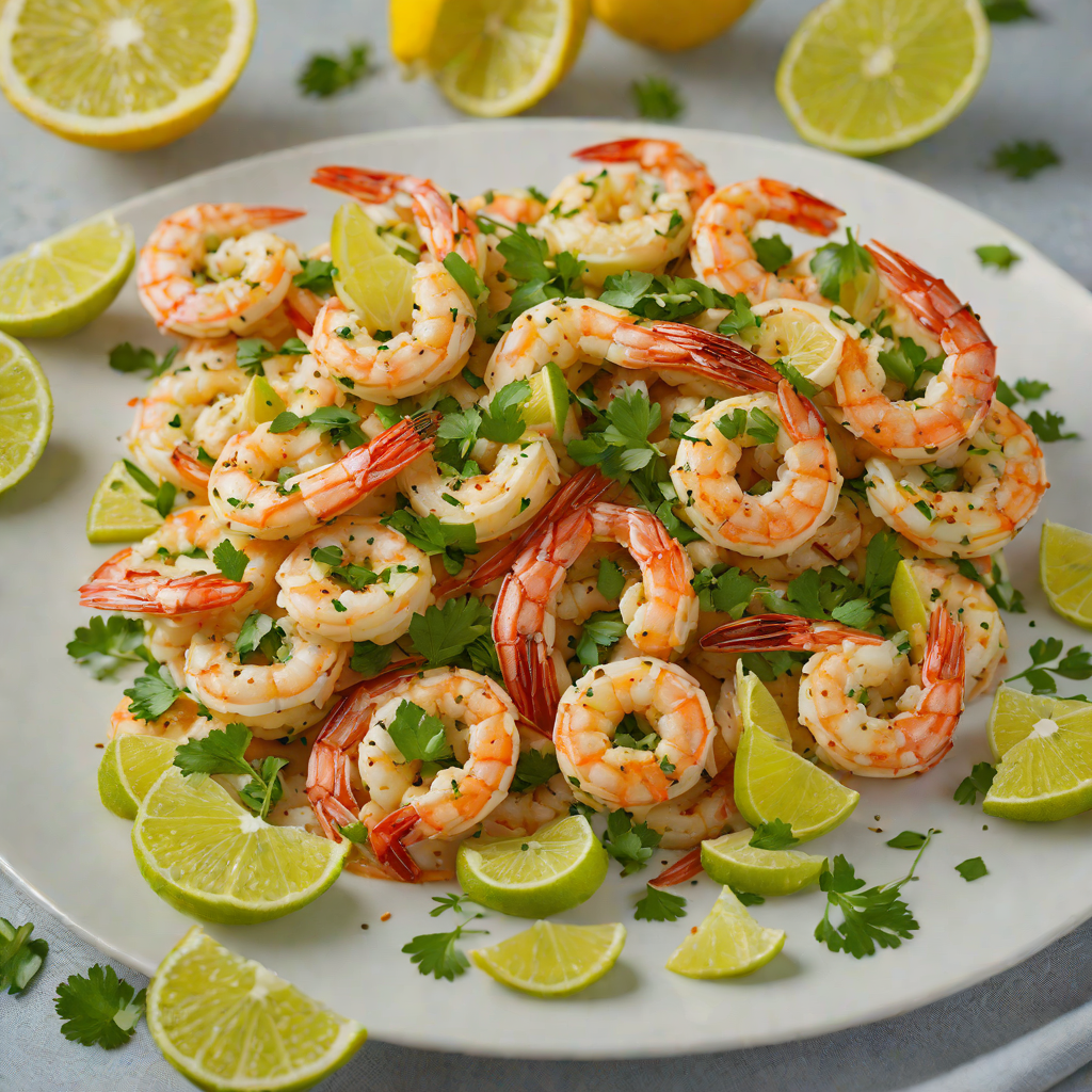 Sautéed Shrimp with Garlic and Cilantro Lime Butter
