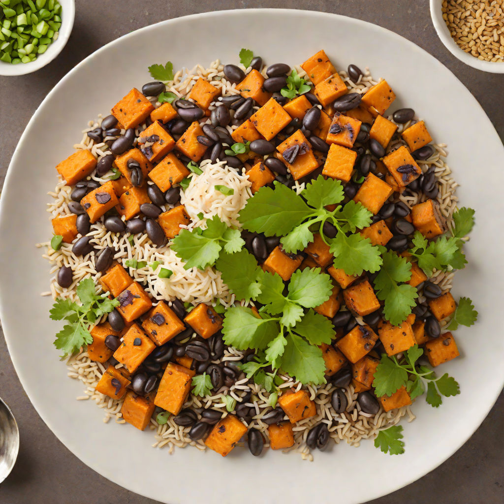 Jerk-Spiced Sweet Potato and Black Bean Bowl