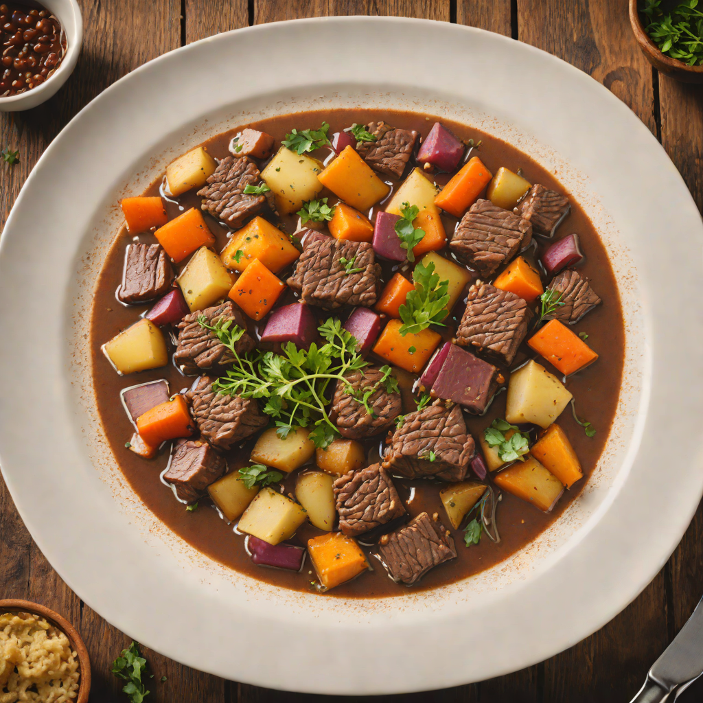 Mountain Lodge Venison Stew with Root Vegetables