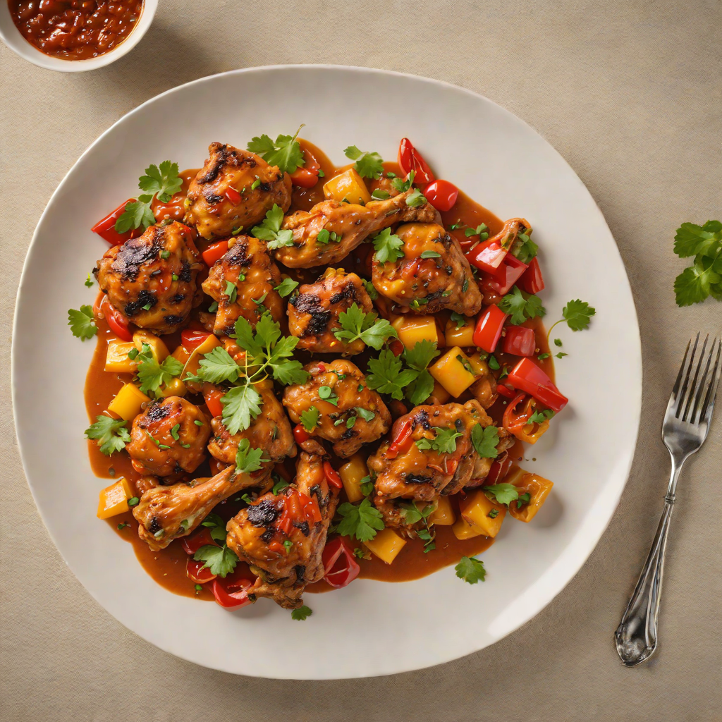 Quick Sautéed Nigerian-Inspired Spiced Chicken with Scotch Bonnet