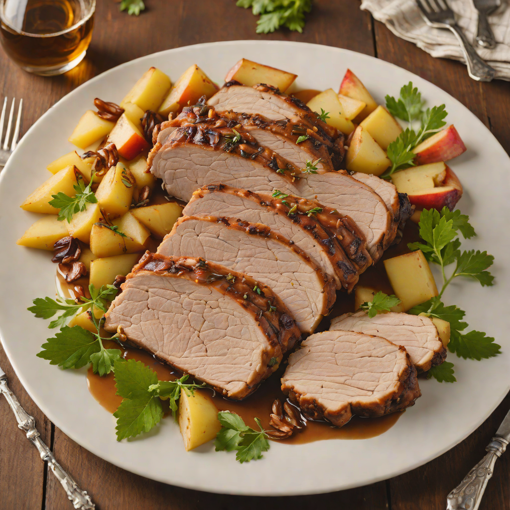 Historic Village-Inspired Maple and Apple Pork Roast