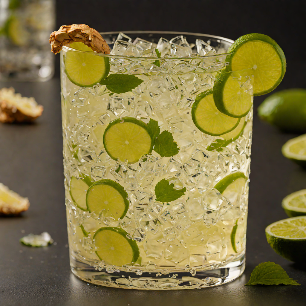 Ginger-Lime Vodka Collins with Fresh Soda