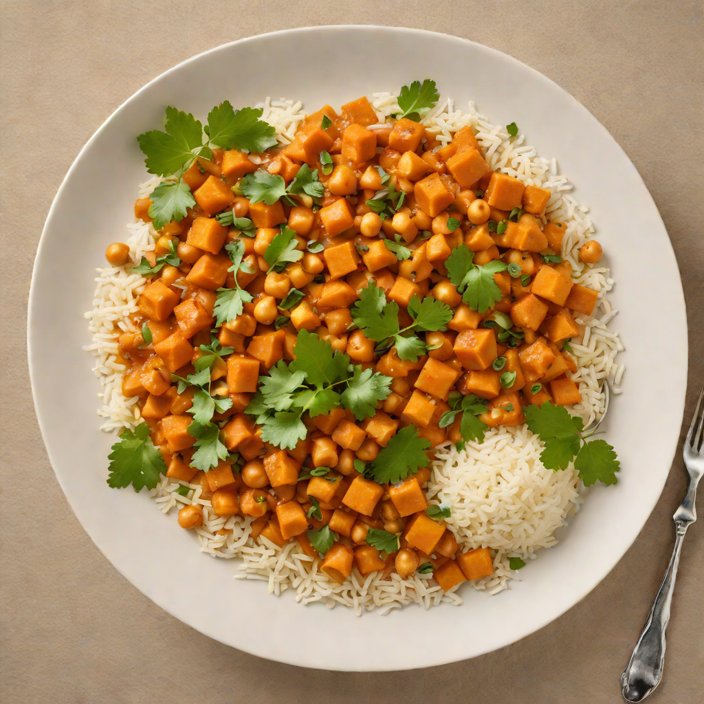 Parade-Inspired Sweet Potato and Chickpea Curry