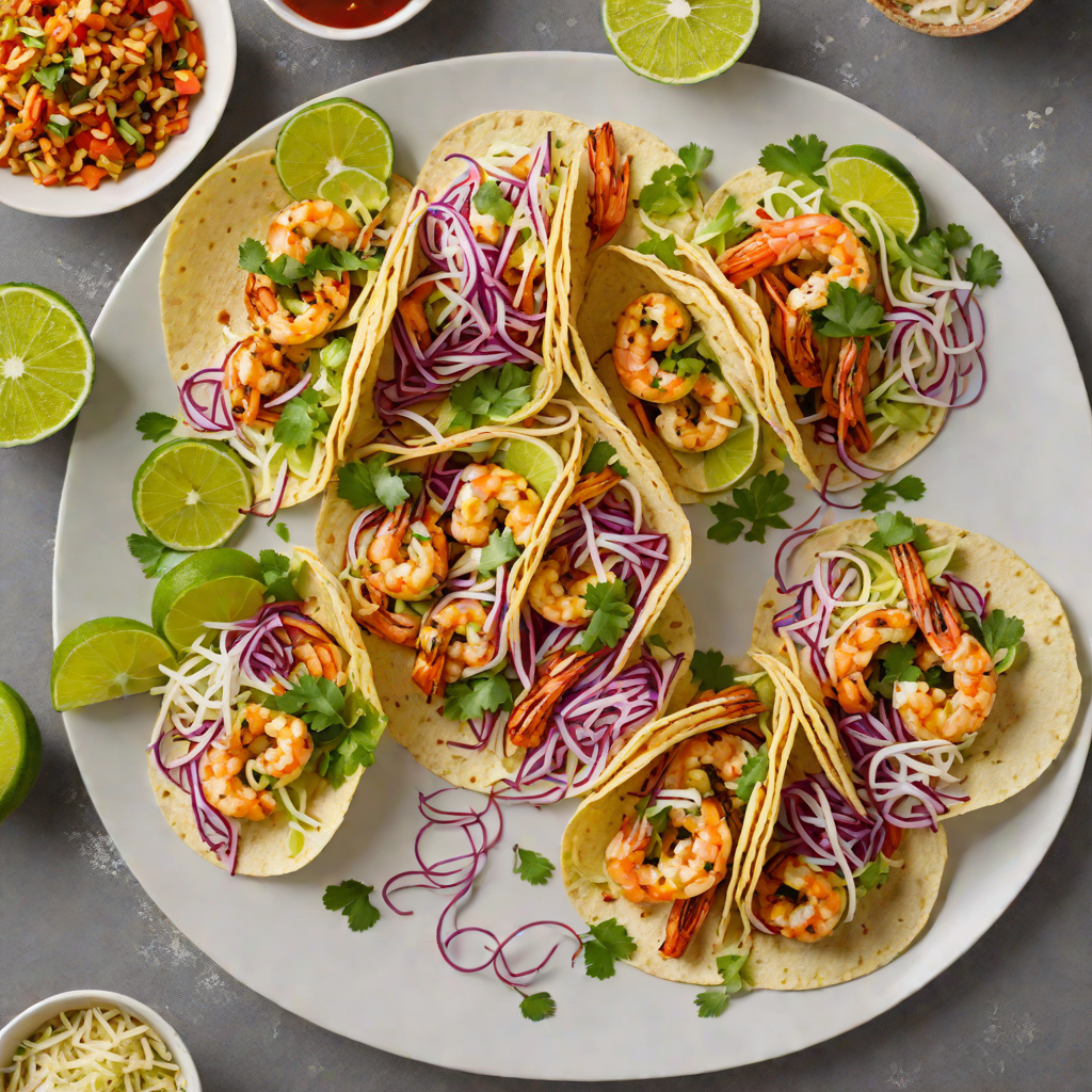 Grilled Chipotle-Lime Shrimp Tacos with Cabbage Slaw