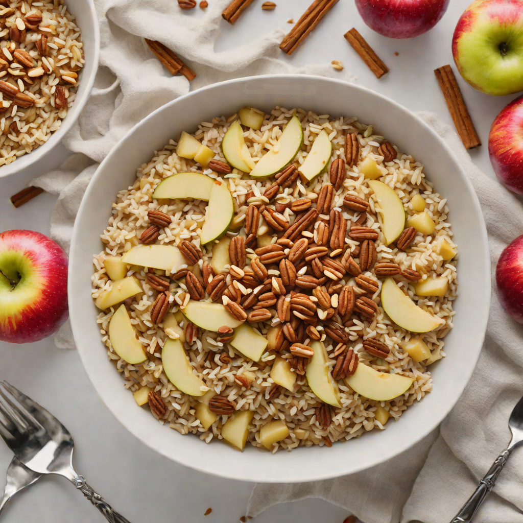 Winter-Spiced Apple and Cinnamon Slow Cooker Oatmeal