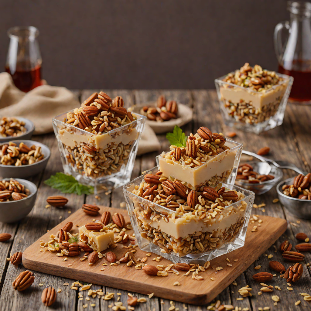 Honey Bourbon Baklava-Inspired Parfait with Toasted Nuts