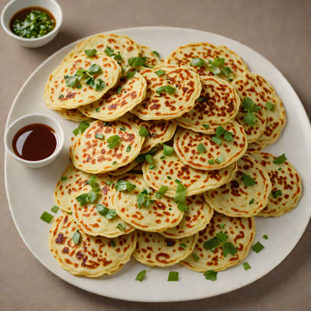Pan-Fried Taiwanese Scallion Pancakes with Five-Spice