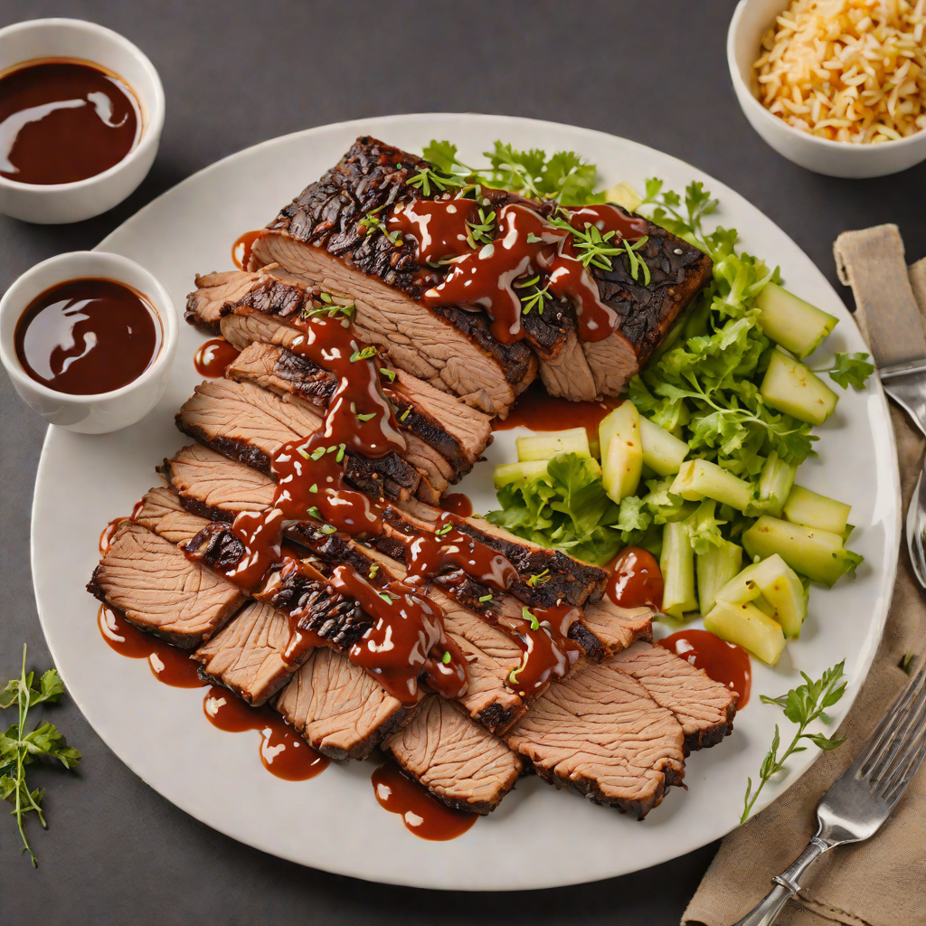 Smoked Georgia-Style Brisket with Tangy BBQ Sauce