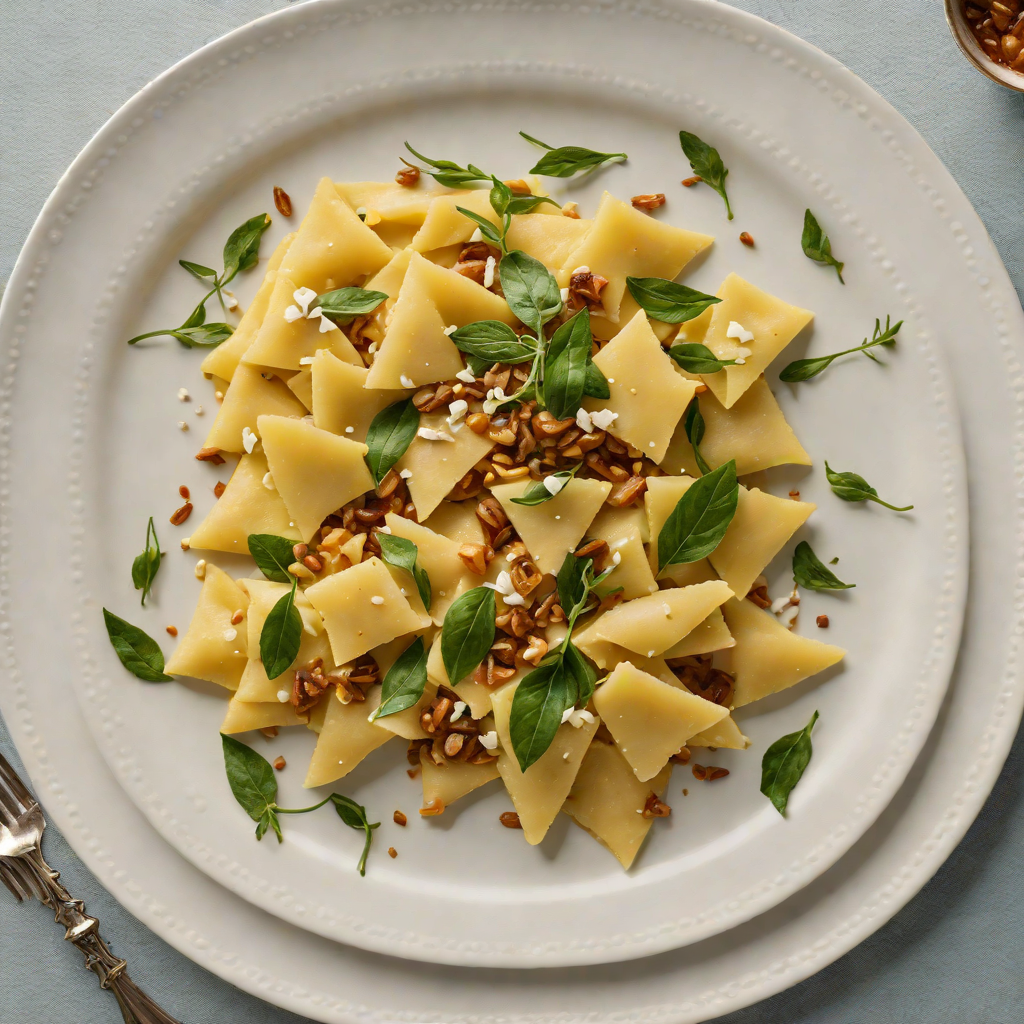 Georgia Corn Agnolotti with Ricotta and Brown Butter Sage