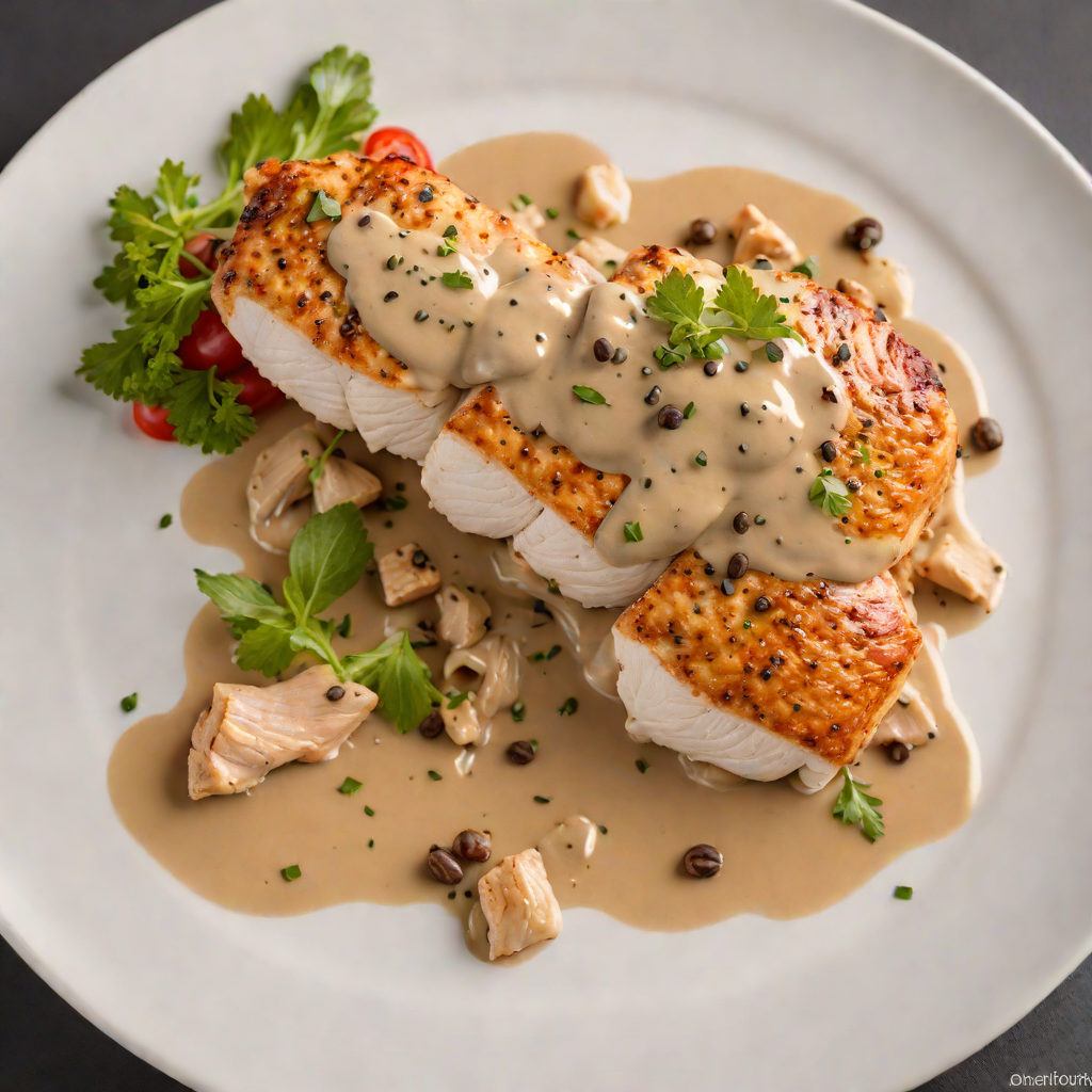 Pan-Seared Chicken with Colorado Peppercorn Sauce