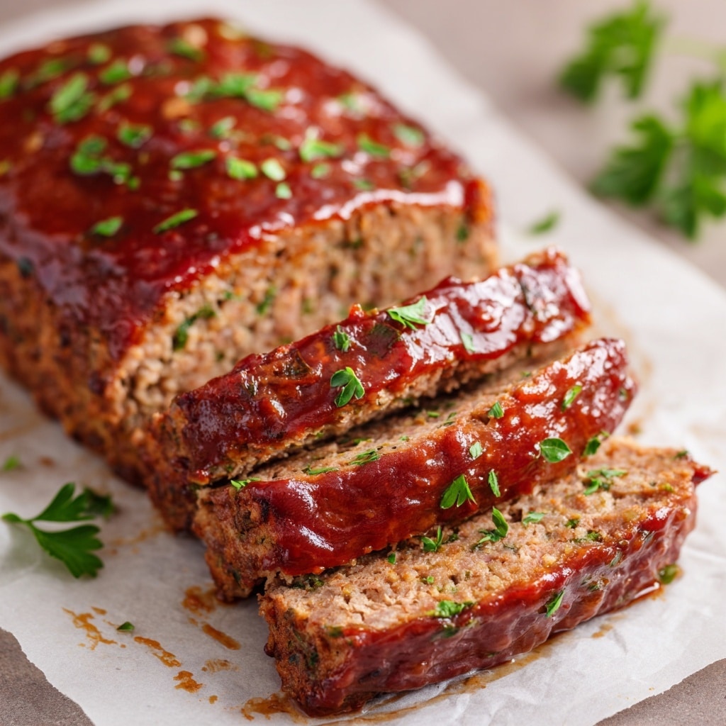 Household Classic Meatloaf with Tomato Glaze