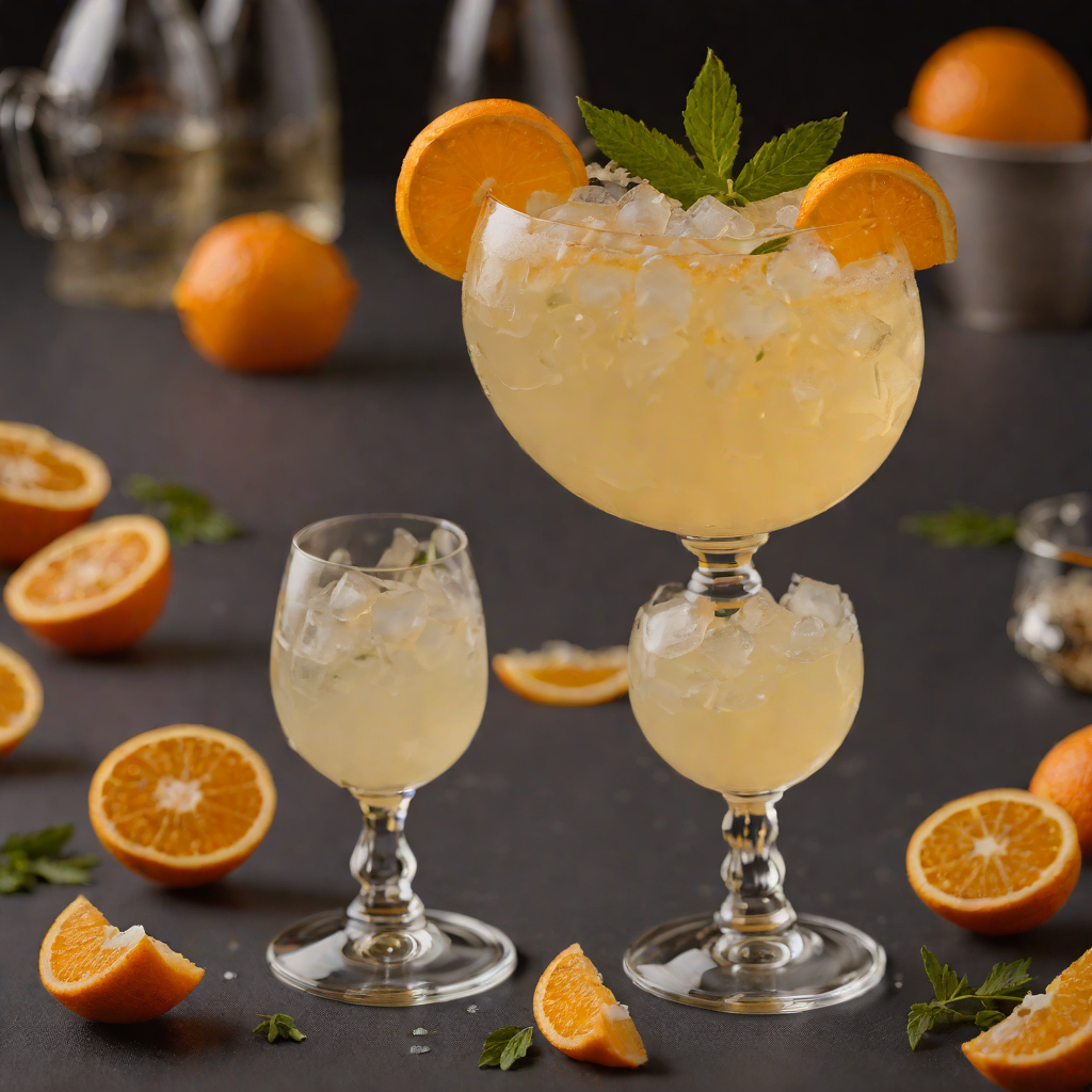 Orange-Infused Gin Fizz Cocktail