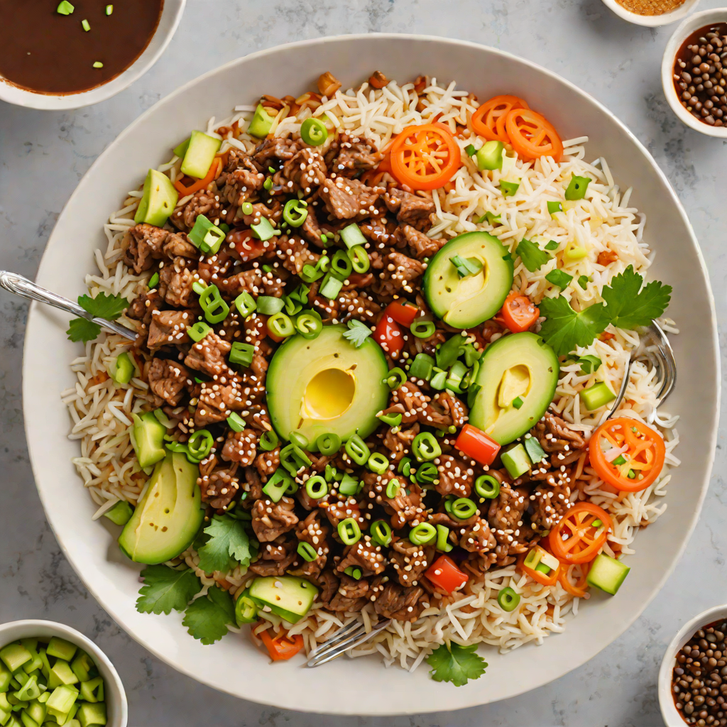 Instant Pot Sweet and Spicy Korean Beef Bowl