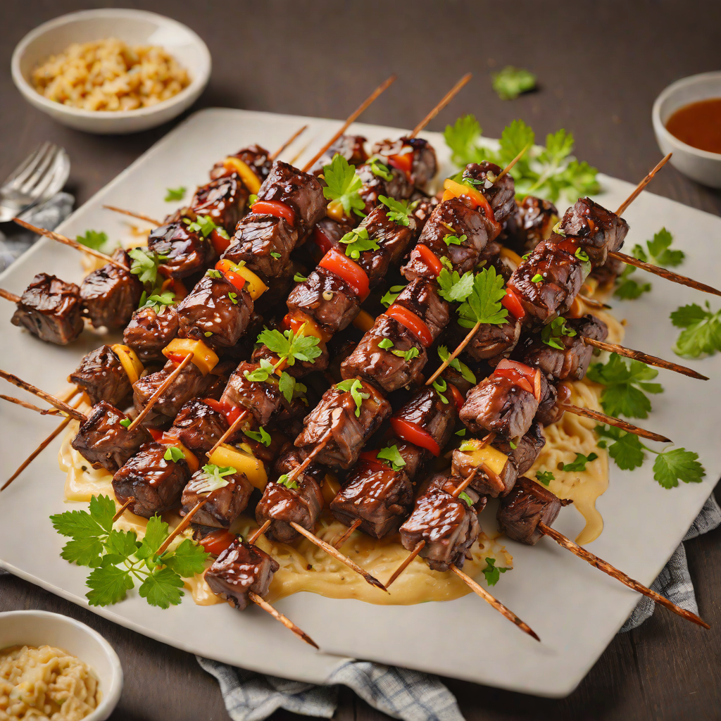 Campfire Roasted Maple-Glazed Venison Skewers