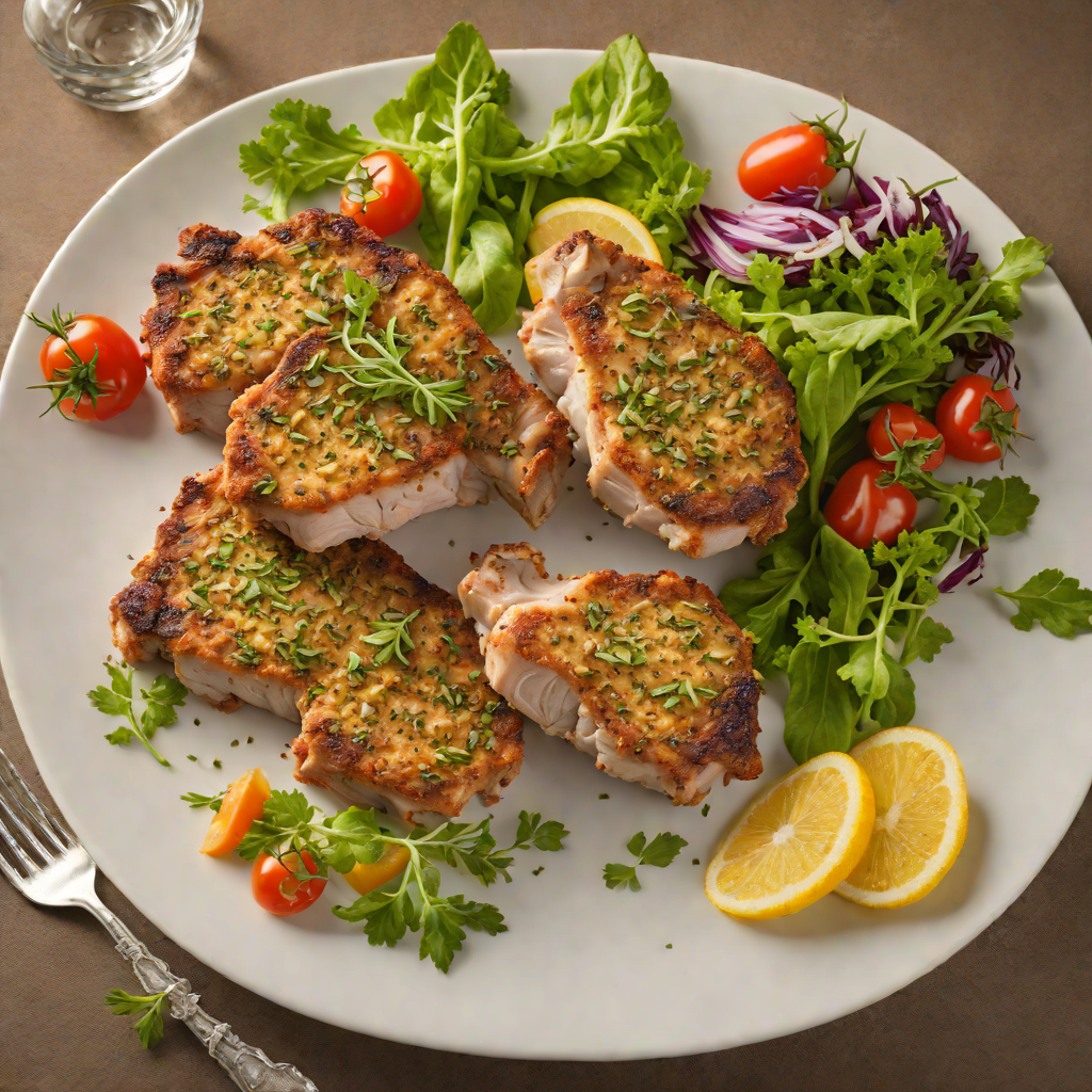 Terre Haute-Inspired Baked Herb-Crusted Pork Chops